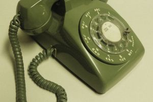 Rotary phone circa 1972